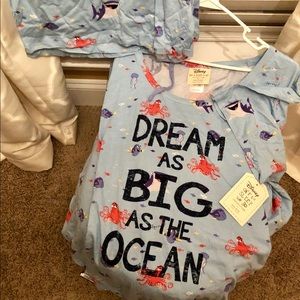 Disney Finding Dory Munki Munki PJ’s 3x NWT